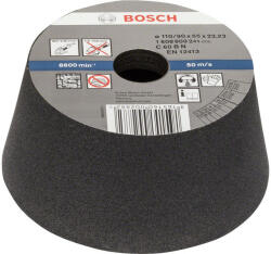 Bosch Kúpos fazékkorong nagy sarokcsiszolóhoz 110/90 x 55 x 22, 2 mm / P54 (1608600241)