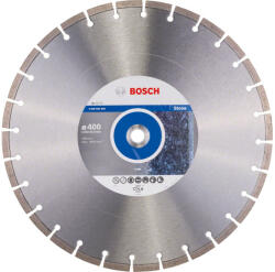 Bosch Gyémánt vágókorong 400 x 3, 2 x 10 x 20, 0/25, 4 mm szegmentált Standard for Stone (2608602604) - vasasszerszam