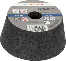 Bosch Kúpos fazékkorong nagy sarokcsiszolóhoz 110/90 x 55 x 22, 2 mm / P30 (1608600240)