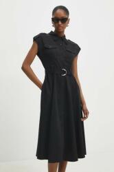ANSWEAR ruha fekete, mini, harang alakú - fekete XL - answear - 44 990 Ft