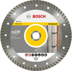 Bosch Gyémánt vágókorong 230 x 2, 5 x 10 x 22, 2 mm turbo Standard for Universal (2608602397) - vasasszerszam