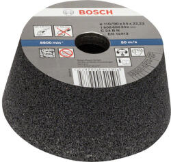 Bosch Kúpos fazékkorong nagy sarokcsiszolóhoz 110/90 x 55 x 22, 2 mm / P24 (1608600239)