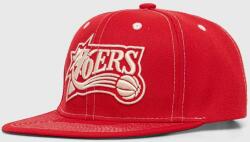 Mitchell&Ness baseball sapka NBA PHILADELPHIA 76ERS piros, nyomott mintás - piros Univerzális méret