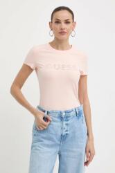 Guess t-shirt női, narancssárga, W4GI14 J1314 - narancssárga S