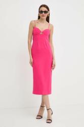 Bardot ruha VIENNA rózsaszín, midi, testhezálló, 58558DB - rózsaszín XS
