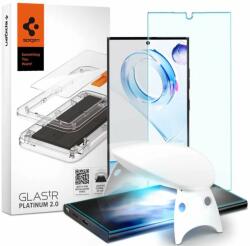 Spigen Glass tR Platinum Tray 2.0 (1P) Transparency Samsung Galaxy S23 Ultra üvegfólia (AGL05944)