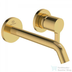 Ideal Standard JOY falsík alati mosdó csaptelep 18 cm-es kifolyóval, alaptest nélkül, Brushed Gold A7378A2 (A7378A2)