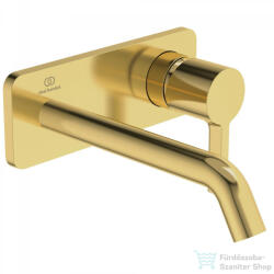 Ideal Standard JOY falsík alati mosdó csaptelep 18 cm-es kifolyóval, alaptest nélkül, Brushed Gold A7380A2 (A7380A2)