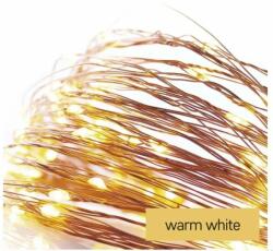 EMOS LED karácsonyi nano fényfüzér, réz, 10 m, kültéri és beltéri, meleg fehér, időzítő