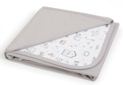 Ceba Baby pamut babapléd 90X100 cm - Light grey + Bird World - babyshopkaposvar