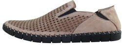 Dogati Pantofi barbati, Dogati, 118-07-Bej, casual, piele naturala, perforati, cu talpa joasa, bej (Marime: 41)