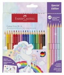 Faber-Castell Színes ceruza készlet 18+6db-os Faber-Castell Grip unikornis