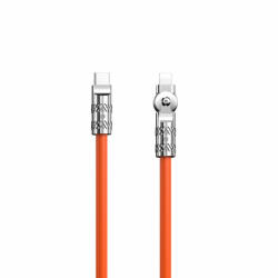 Dudao USB-C - Lightning Elforgatható Kábel - 1m 30W - Narancs (L24CL)