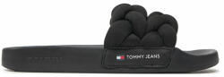 Tommy Jeans Papucs Tommy Jeans Tjw Braided Slide EN0EN02450 Fekete 42 Női