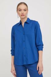 HUGO BOSS ing női, galléros, regular - kék 34 - answear - 31 990 Ft