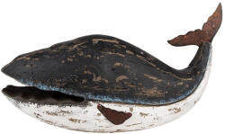 Clayre & Eef Figurina balena lemn 36 x 15 x 23 cm (6H2349) Figurina