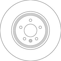 TRW Disc frana TRW DF6917S - centralcar