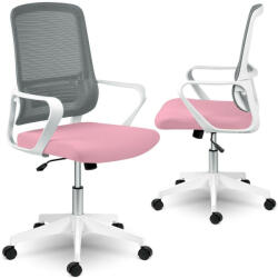 Sofotel Irodai szék, mikrohálós , fehér és rózsaszín , Wizo Sofotel (241203)