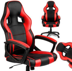 Sofotel Gamer szék Surmo , dönthető , eco bőr , fekete és piros - Sofotel (2200)