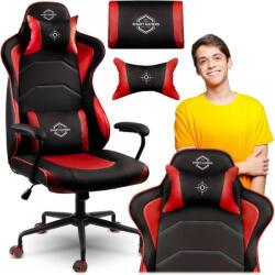 Sofotel Gamer szék Katarina , ergonomikus , dönthető , eco bőr , piros és fekete - Sofotel (2590)