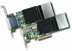 PROMISE RAID Controller PROMISE Internal SuperTrak EX8654 2ch (PCI Express X8, SAS/Serial ATA II-300) (RAID levels: 0, 1, 10, 5, 50, 6, 1E, 60) (F29ST8600000000)