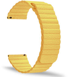 4wrist buclă curea pentru ceas clasic - Yellow 22 mm