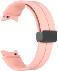 4wrist Curea din silicon cu cataramă neagră pentru Samsung Galaxy Watch 6/5/4 - Pink