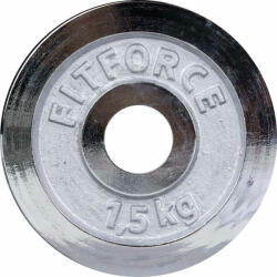 Fitforce Disc Greutate 1, 5kg Crom 30mm (6731036982)