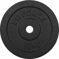 Fitforce Disc Greutate 10kg Negru 30mm (6731036993)