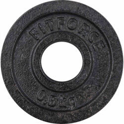 Fitforce Disc Greutate 0, 5kg Negru 30mm (6731036986)