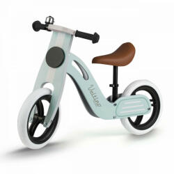 RicoKids Bicicleta de echilibru din lemn pentru copii, scaun din spuma, roti 12 inchi, Ricokids, Veltino, 7618, Albastra (7618)