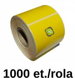 ZINTA Rola etichete semilucioase ZINTA 100x150mm, galbene, 1000 et. /rola (100X150X1000-SGP-YEL)