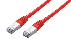 C-TECH Cat5e patchkábel, FTP, piros, 0, 5m (CB-PP5F-05R)