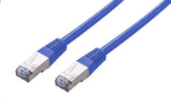 C-TECH Cat5e patchkábel, FTP, kék, 0, 25m (CB-PP5F-025B)