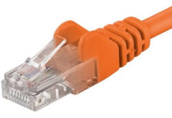 PremiumCord Patch kábel UTP RJ45-RJ45 CAT6 5m narancssárga (sp6utp050E)
