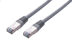 C-TECH Patchkábel Cat5e, FTP, szürke, 2m (CB-PP5F-2)