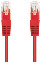 C-TECH Cat5e patchkábel, UTP, piros, 5m (CB-PP5-5R)