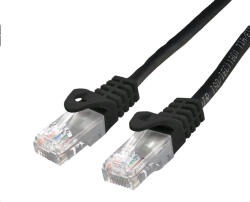 C-TECH Patchkábel Cat6, UTP, fekete, 2m (CB-PP6-2BK)