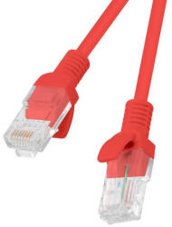Lanberg Patch kábel CAT. 6 UTP 3M piros Fluke Passed (PCU6-10CC-0300-R)