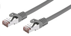 C-TECH Patchkábel Cat6, FTP, szürke, 15m (CB-PP6F-15)