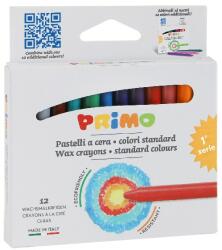Primo Zsírkréta PRIMO kerek hegyezett 12 színű - rovidaruhaz