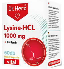 Dr. Herz Dr Herz Lysine-HCL + C-vitamin 60 db kapszula (2024.05. 31)