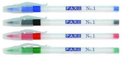 PAX Golyóstoll 0, 7mm, kupakos Pax No. 1, írásszín zöld (PAX4030033) - web24