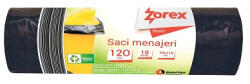Zorex Pro Saci menaj negri 120L 10buc rola (GSM400SOLID)