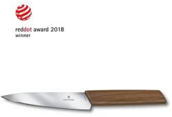 Victorinox Кухненски нож Victorinox Swiss Modern Office Knife универсален, 150 мм, орех (6.9010.15G)