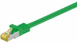 Goobay S/FTP CAT6a cablu patch 7, 5 m - verde (91631) (91631)