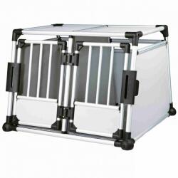 TRIXIE Trixie Cușcă de transport din aluminiu pentru câini, pentru mașină, M-L 93 x 64 x 88 cm
