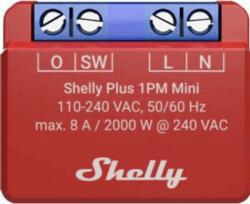 Shelly Plus 1PM Mini Fogyasztásmérős Okosrelé (SHELLY_PLUS_1PM_MINI)
