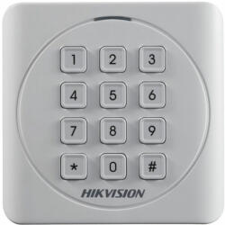 Hikvision DS-K1801EK Kártyaolvasó 125 kHz; Wiegand kimenet; kültéri; billentyűzettel (DS-K1801EK) - digipont