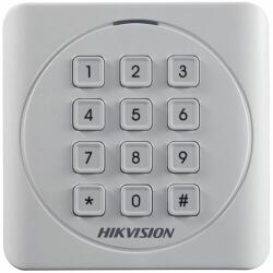 Hikvision DS-K1801MK Kártyaolvasó 13, 56 MHz; Wiegand kimenet; kültéri; billentyűzettel (DS-K1801MK) - digipont